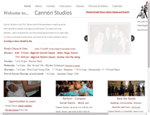 Tablet Screenshot of cannon-studios.com